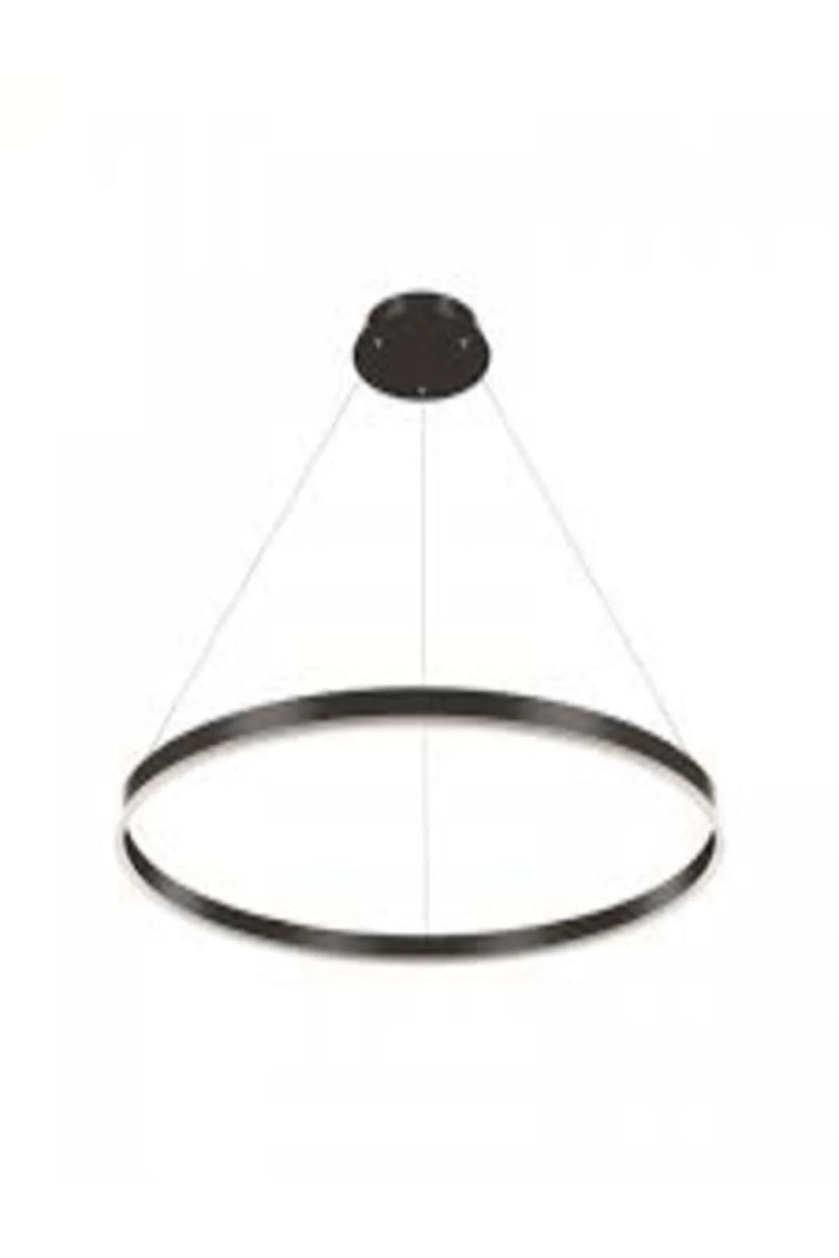ZEYDADA Yuvarlak Lineer Aydınlatma 90 Cm Siyah